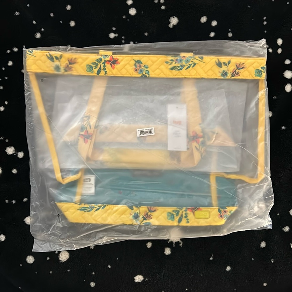 BNWT LUG Peekaboo Bag (bouquet yellow)